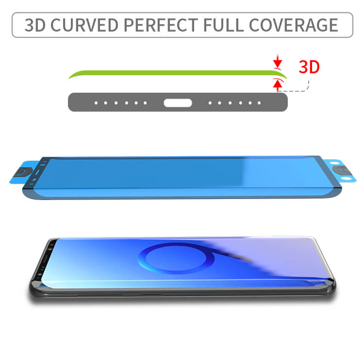 9H 3D Hot Bend Full Glue Flexible Glass