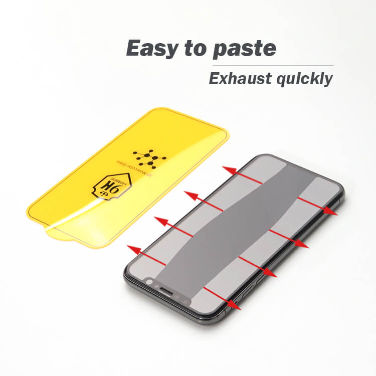 iPhone xs 9H 3d molecular glass screen protector wholesale