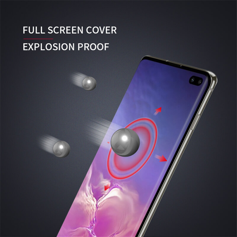 samsung s10 plus 3d curved tempered glass screen protector